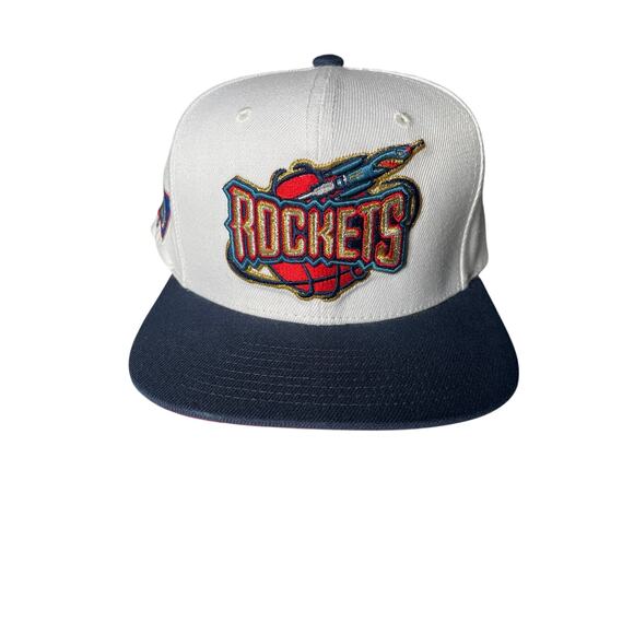 Mitchell & Ness Other - Houston Rockets Mitchell & Ness NBA 50 Trucker Hat SnapBack White/Blue